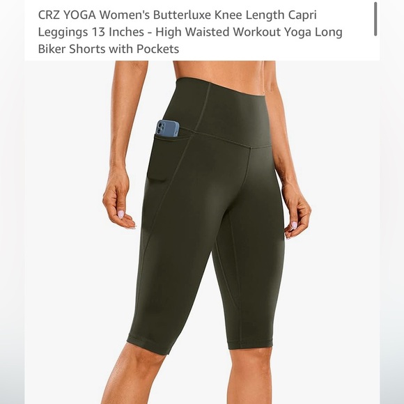 NWT CRZ YOGA Butterluxe Capri Leggings - Picture 14 of 14